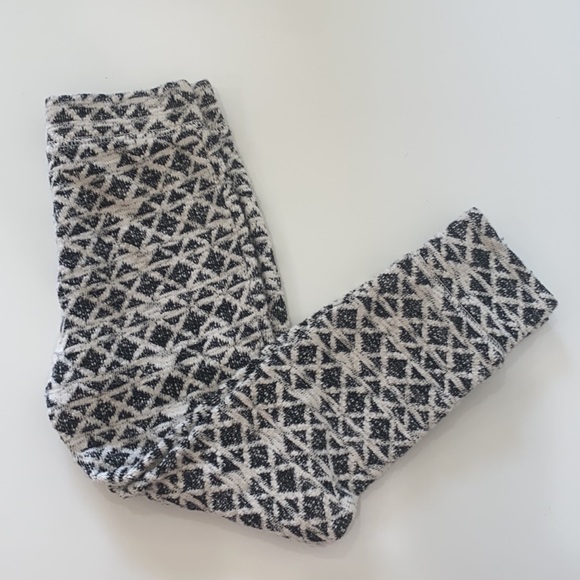 GAP Black and Cream Sweater Leggings Small - Picture 5 of 7